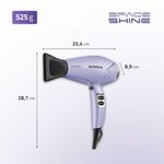 Secador De Cabelos Space Shine | Sc-21 Sc-21 - Secador De Cabelos Space Shine 127v