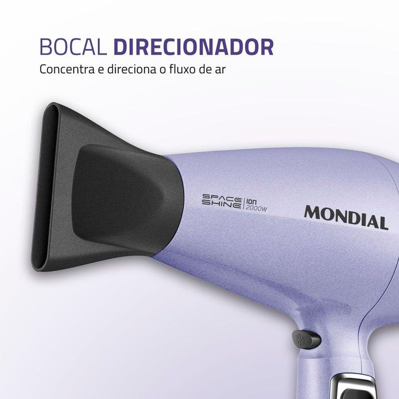Secador De Cabelos Space Shine | Sc-21 Sc-21 - Secador De Cabelos Space Shine 127v