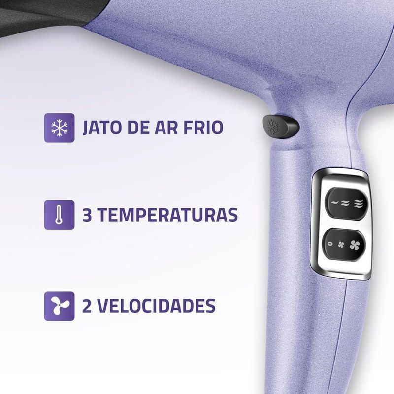 Secador De Cabelos Space Shine | Sc-21 Sc-21 - Secador De Cabelos Space Shine 127v