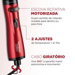 Escova Rotativa Red Infinity Keratin Mondial 220V