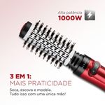 Escova Rotativa Red Infinity Keratin Mondial 220V
