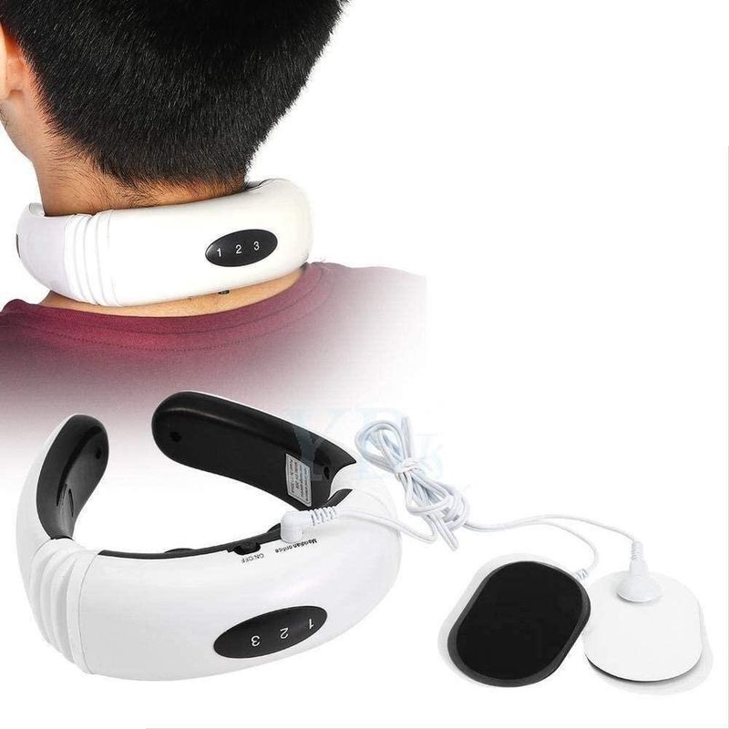 Massageador Eletrico Tens Cervical Fisioterapia Magnetico Shiatsu