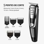 Aparador De Pelos Super Groom 10 Mondial Preto/Prata 6W BG-06 Bivolt