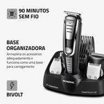 Aparador De Pelos Super Groom 10 Mondial Preto/Prata 6W BG-06 Bivolt