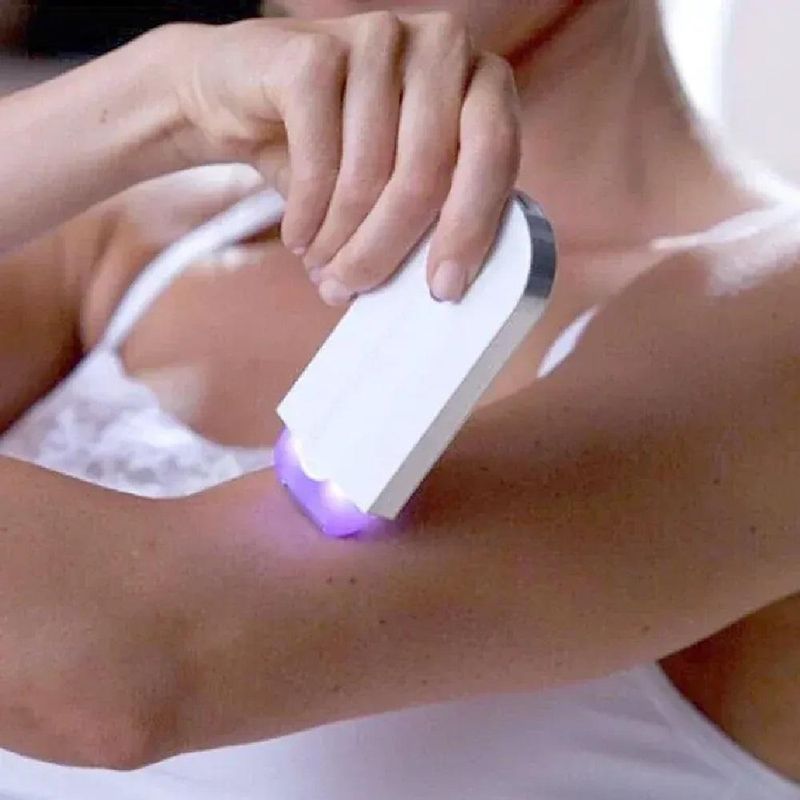 Depilador Led Laser Sensor Feminino Touch Light Sem Fio Reca