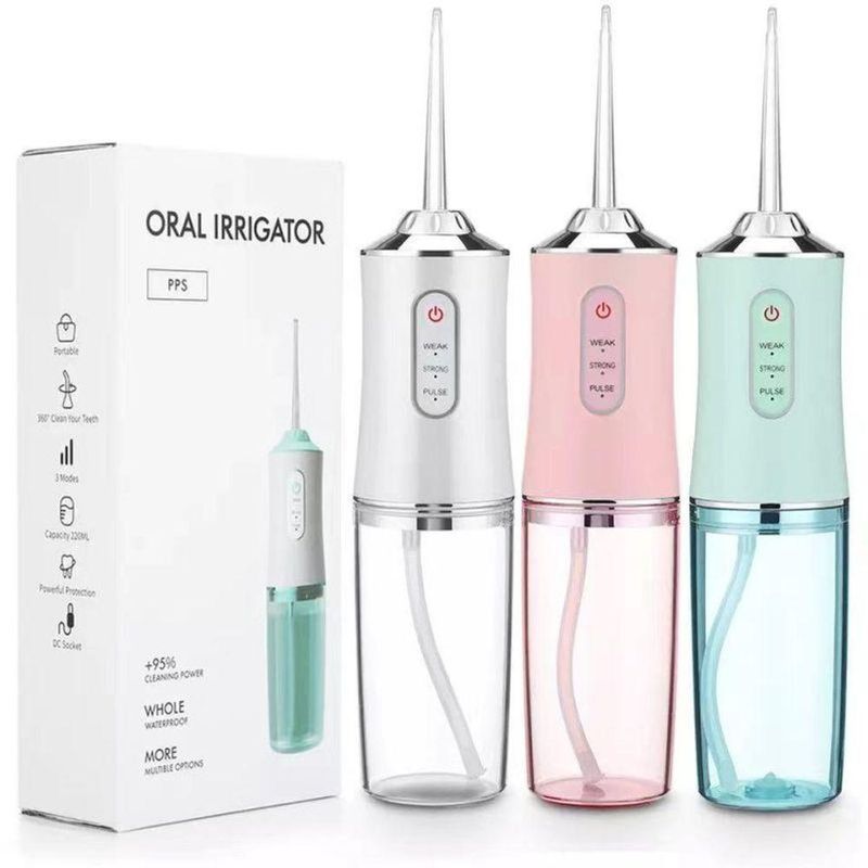 Aparelho Higiene Dental Bucal Jato Dágua Irrigador Portátil