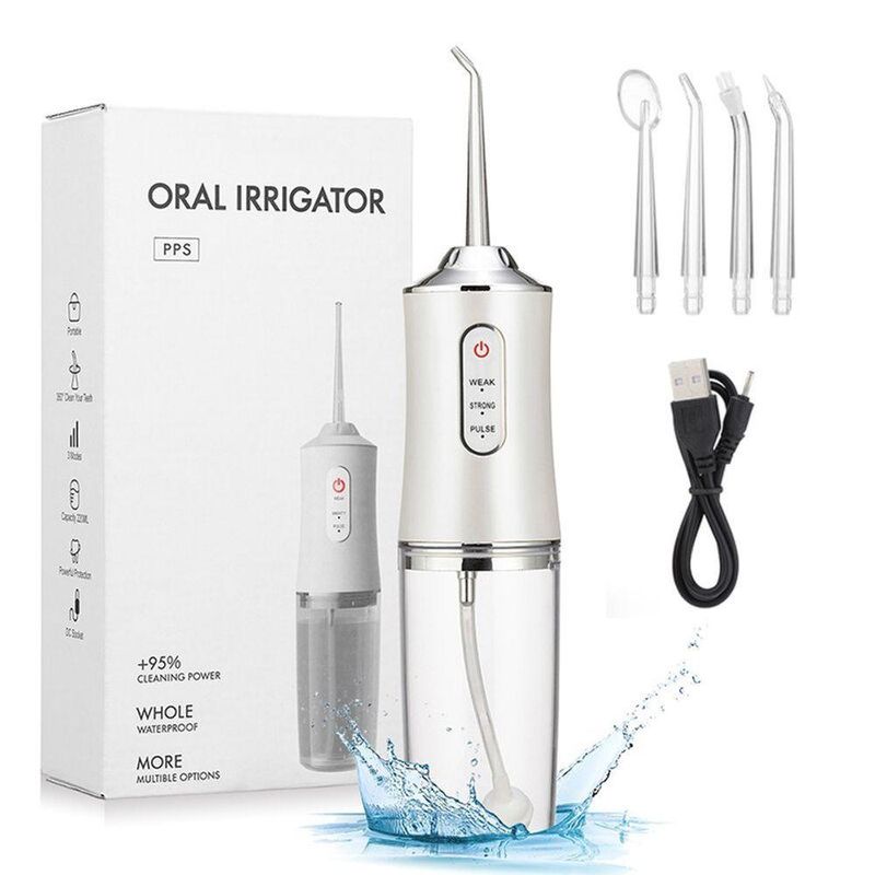 Aparelho Higiene Dental Bucal Jato Dágua Irrigador Portátil