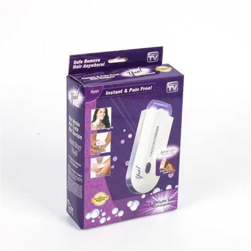 Depilador Elétrico Recarregável Finishing Removedor de Pelos Sensor Light Bivolt