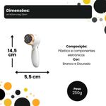 Esfoliador Elétrico Para Pés Portátil