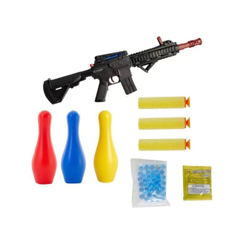 Brinquedo Arma De Gel Metralhadora E Tiro Ao Alvo