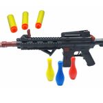 Brinquedo Arma De Gel Metralhadora E Tiro Ao Alvo