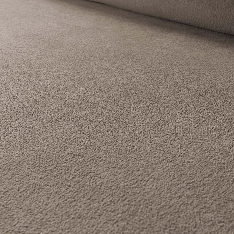 Sofá Living Braço Articulado Deluxe 2,50m Bouclê Bege