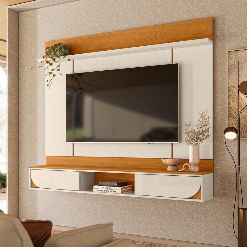 Painel Aura Cinamomo/off White - Vrk Comercio On-line