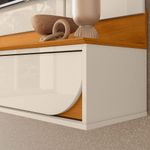 Painel Aura Cinamomo/off White - Vrk Comercio On-line