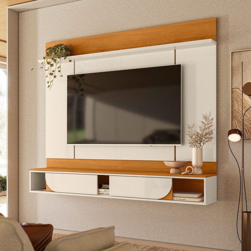 Painel Aura Cinamomo/off White - Vrk Comercio On-line