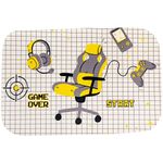 Tapete Para Quarto Estampado Game Streamer Start 60cm X 40cm - Base Antiderrapante
