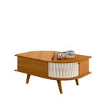 Mesa De Centro Indianapolis Cinamomo/off White - Vrk Comercio On-line