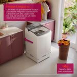 Máquina de lavar brastemp bwf14ab 14kg smart sensor ciclo tira mancha cesto inox branca