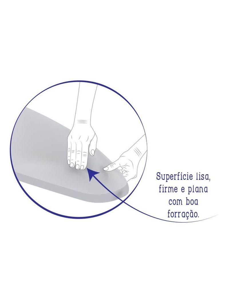 Tábua de passar roupa utimil luxo com ponta e suporte para ferro – branco/cinza
