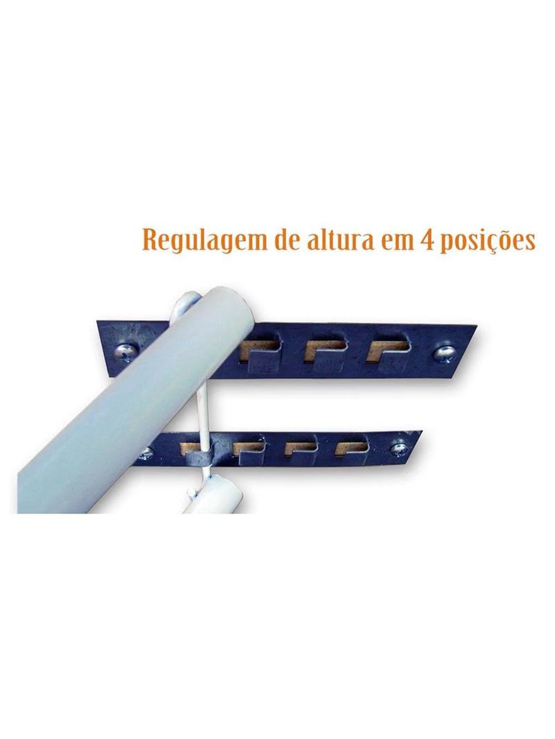 Tábua de passar roupa utimil luxo com ponta e suporte para ferro – branco/cinza