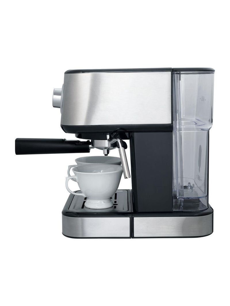Cafeteira espresso Black+Decker CE1100G Gourmand Gris 1100w multifunções 1,5L inox