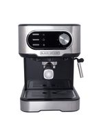 Cafeteira espresso Black+Decker CE1100G Gourmand Gris 1100w multifunções 1,5L inox