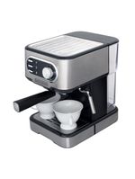 Cafeteira espresso Black+Decker CE1100G Gourmand Gris 1100w multifunções 1,5L inox