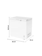 Freezer horizontal philco pfh205b 2 em 1 199l degelo manual gás r600a branco