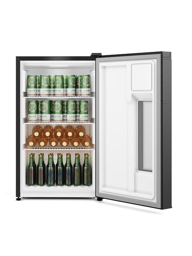 Cervejeira home bar electrolux eb100 frost free 100l porta de vidro preta