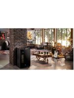 Cervejeira home bar electrolux eb100 frost free 100l porta de vidro preta