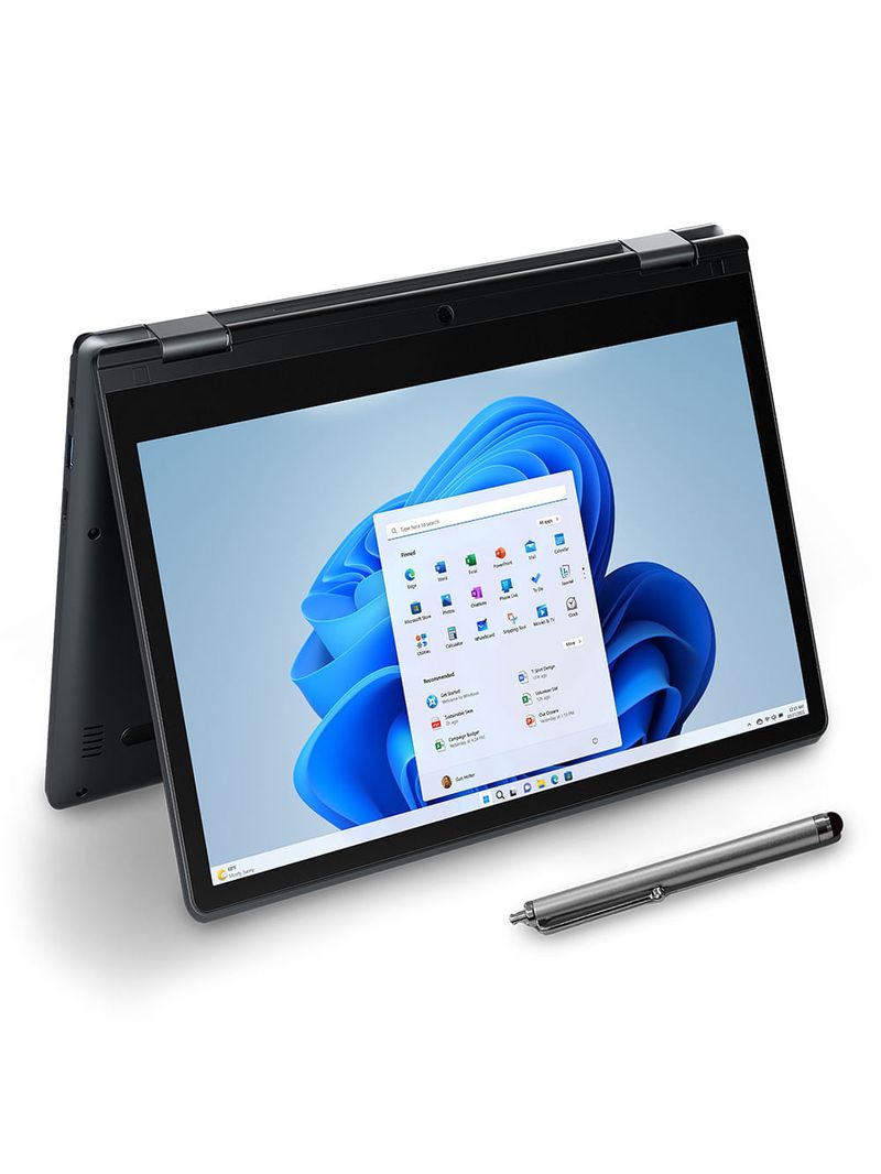 Notebook 2 em 1 Positivo Duo C4128E Intel® Celeron® N4500 Windows 11 Home 4GB RAM  128GB eMMC 11” LED HD IPS - Cinza