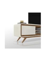 Rack Para Tv Até 70 Polegadas 2 Portas Channel Nature E Off White 220cm