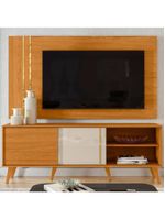 Painel Rack Bancada Tv 60 Pol 160 Cm Cronos  Madetec