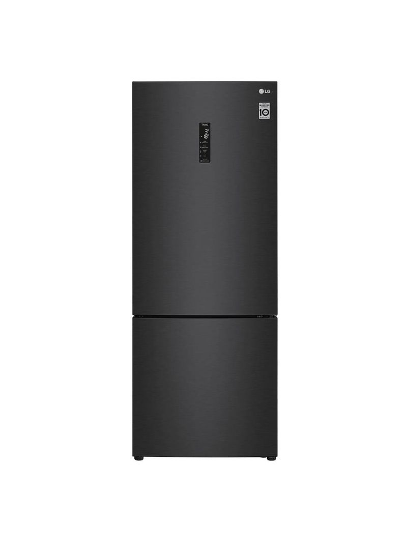 Geladeira lg frost free inverse conectividade inteligente preta - 451l