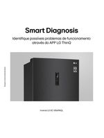Geladeira lg frost free inverse conectividade inteligente preta - 451l
