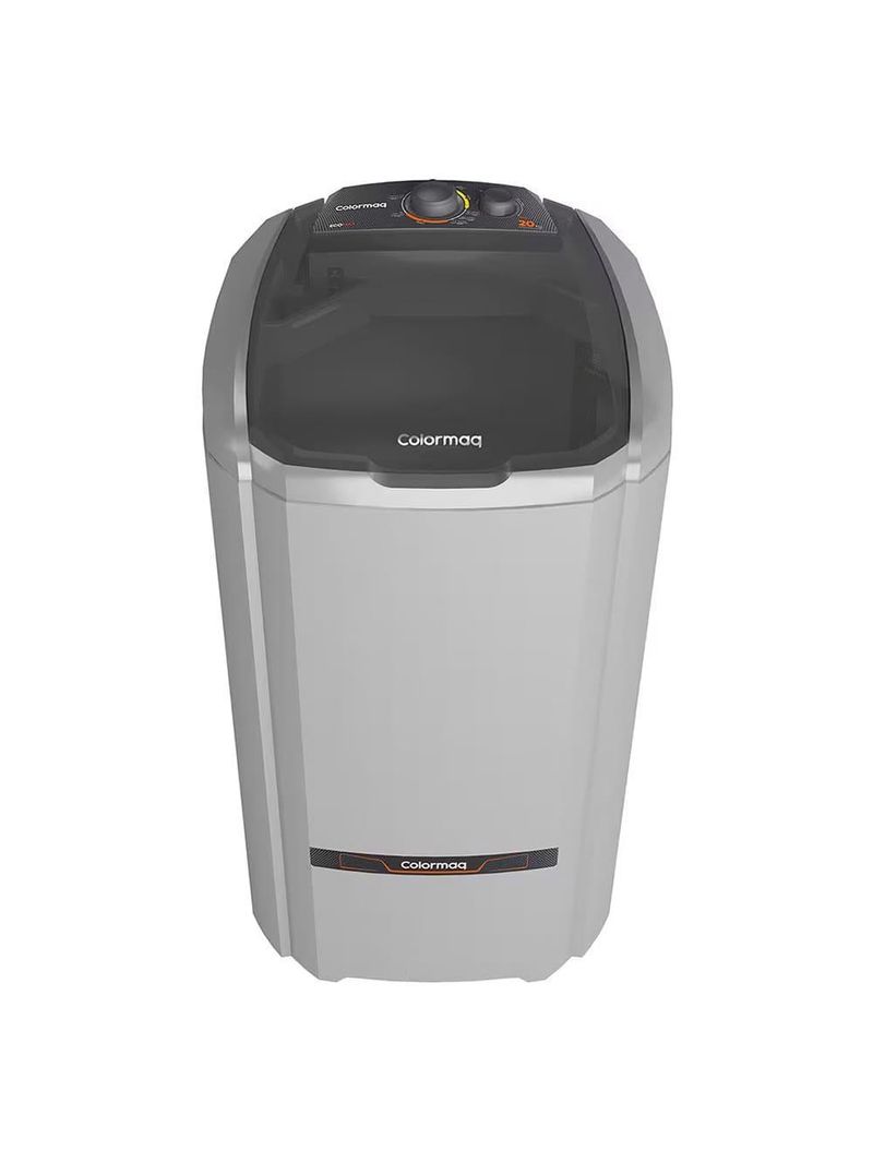 Tanquinho de roupas semiautomático 20,1kg colormaq lcs20 com 6 programas de lavagem e reúso de Água - prata