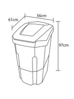 Tanquinho de roupas semiautomático 20,1kg colormaq lcs20 com 6 programas de lavagem e reúso de Água - prata