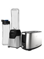 Kit Blender Power 2 Jarras E Torradeira Inox Oster 220V