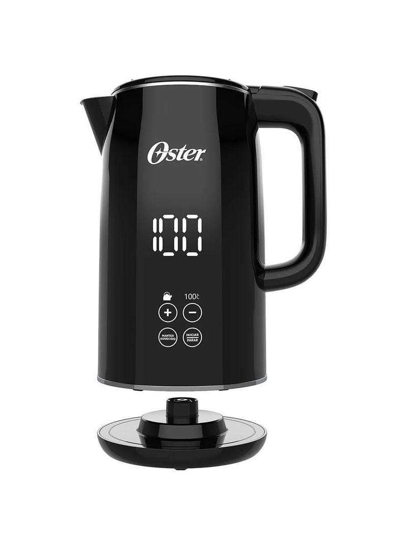 Kit Chaleira Digital 1,7L E Moedor De Café Elétrico Oster 220V