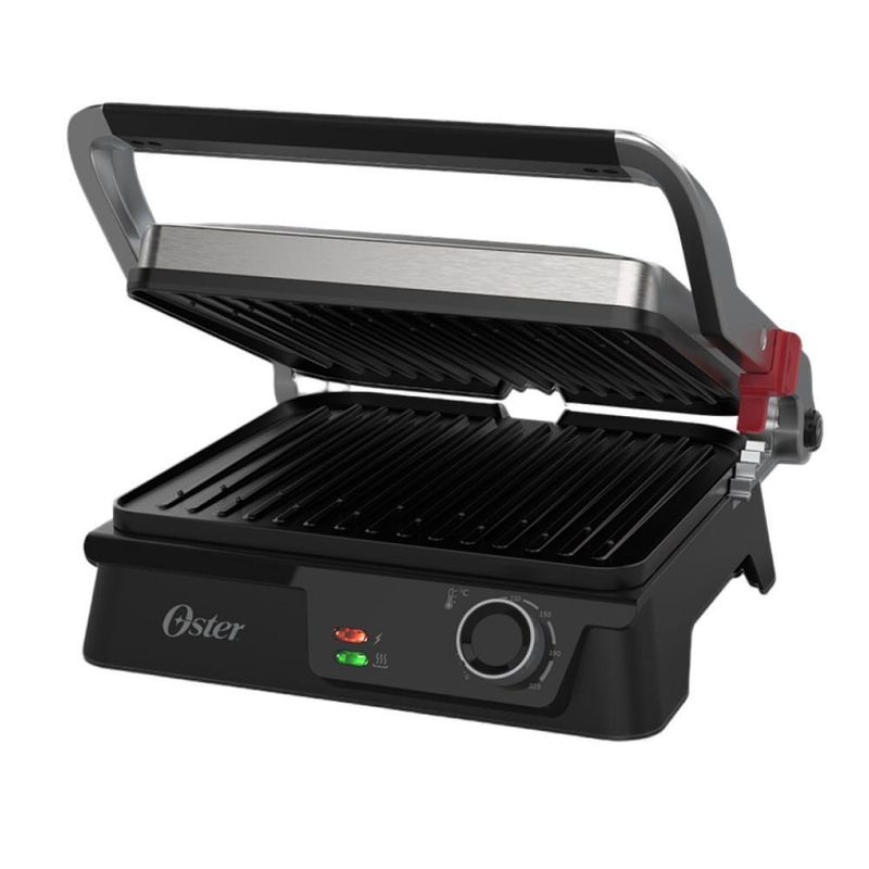 Grill Elétrico Multiuso Inox Oster 2 Em 1 110V