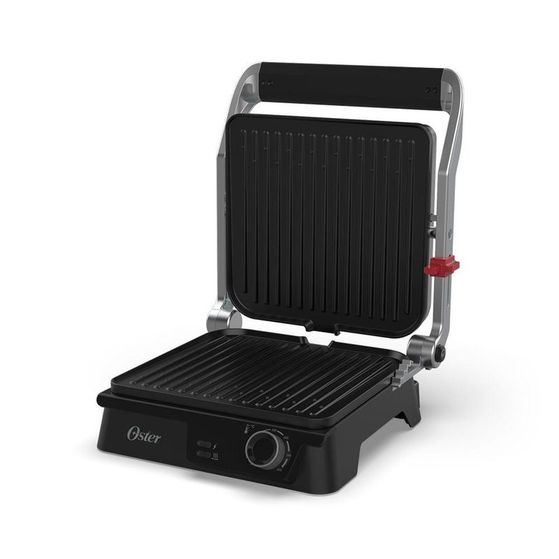 Grill Elétrico Multiuso Inox Oster 2 Em 1 110V