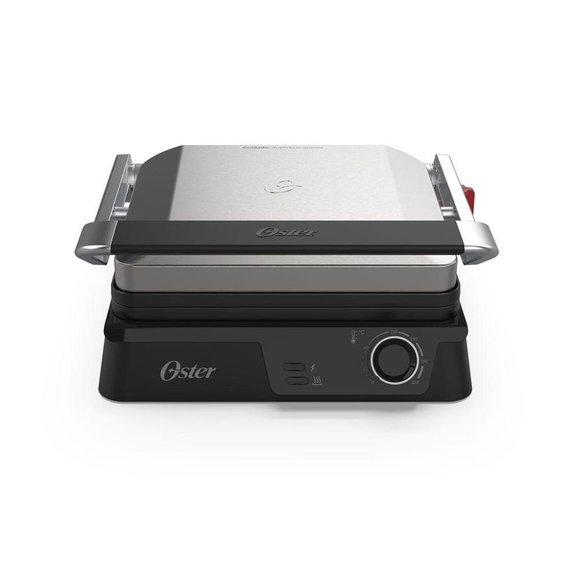 Grill Elétrico Multiuso Inox Oster 2 Em 1 110V