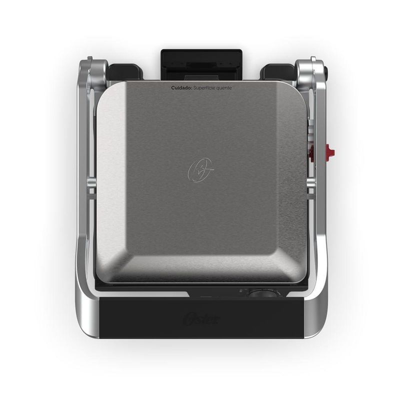 Grill Elétrico Multiuso Inox Oster 2 Em 1 110V