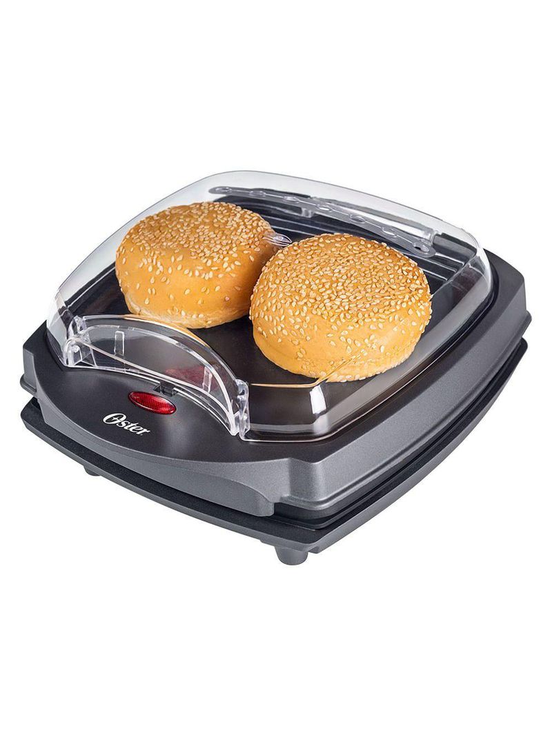 Grill Elétrico Burguer Oster 2 Em 1 Com Estufa 220V