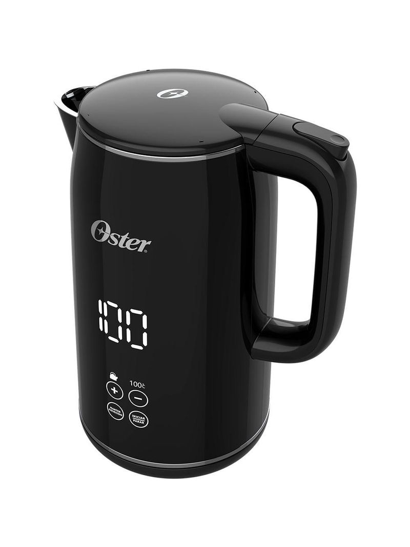 Kit Black Inox Oster - Cafeteira Chaleira Digital E Máquina De Waffle 220V