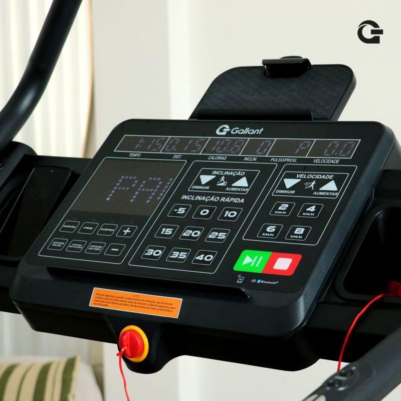 Esteira Ergométrica Gallant Elevate Ultra 40% de Inclinação 127V (GEE13E17A-127PT)