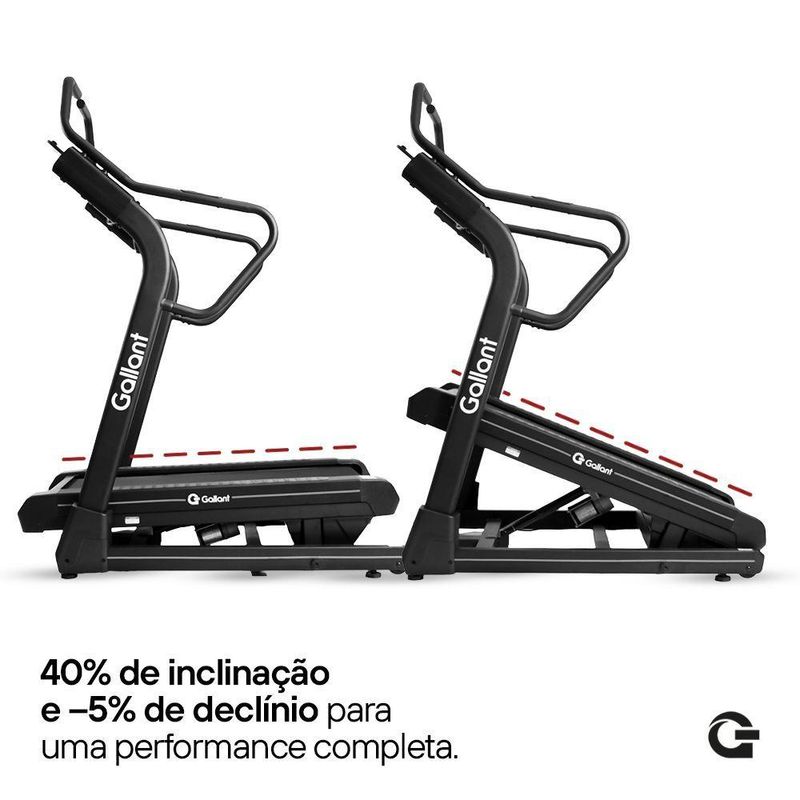 Esteira Ergométrica Gallant Elevate Ultra 40% de Inclinação 127V (GEE13E17A-127PT)