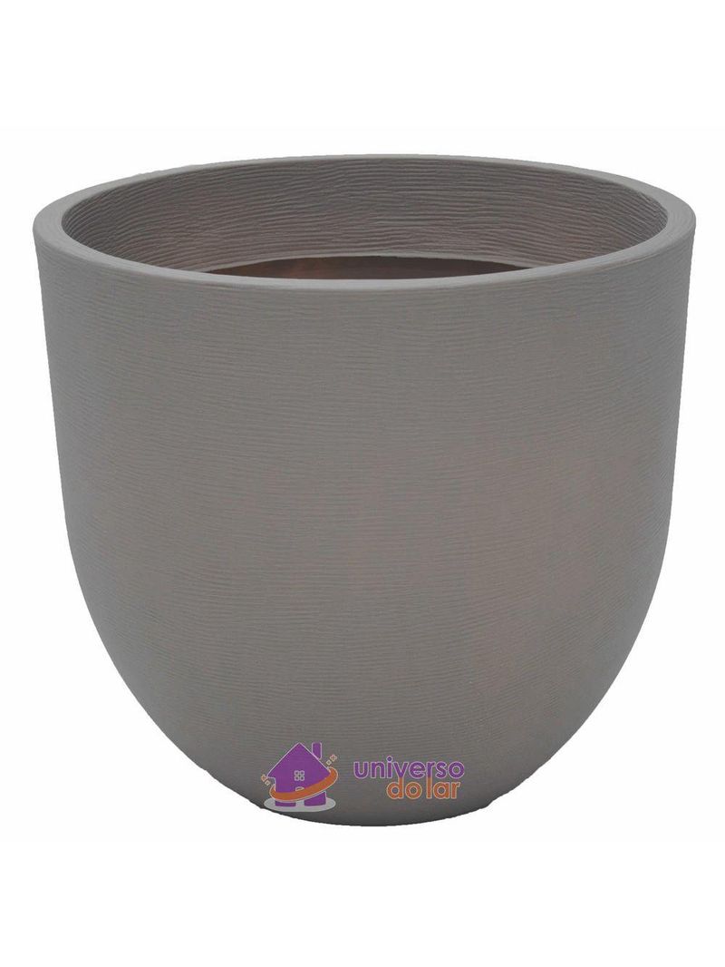 Vaso Tramontina Laos Em Polietileno Concreto 28 Cm Tramontina