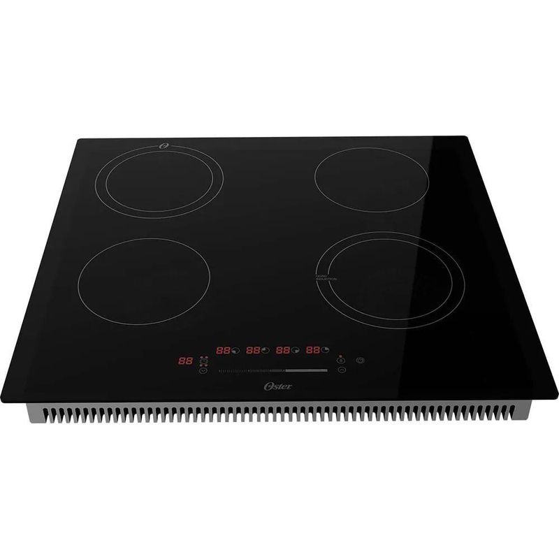 Kit Cooktop Por Indução 4 Bocas e Coifa de Parede 90 cm Oster - 220V