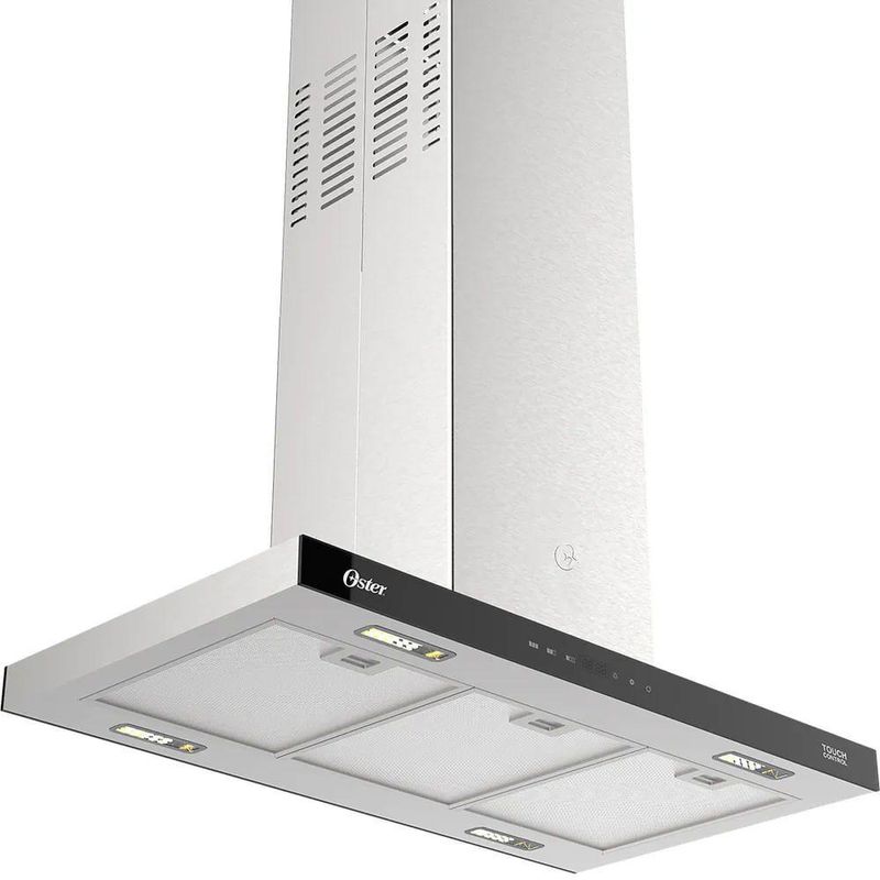 Kit Cooktop Por Indução 4 Bocas e Coifa de Parede 90 cm Oster - 220V